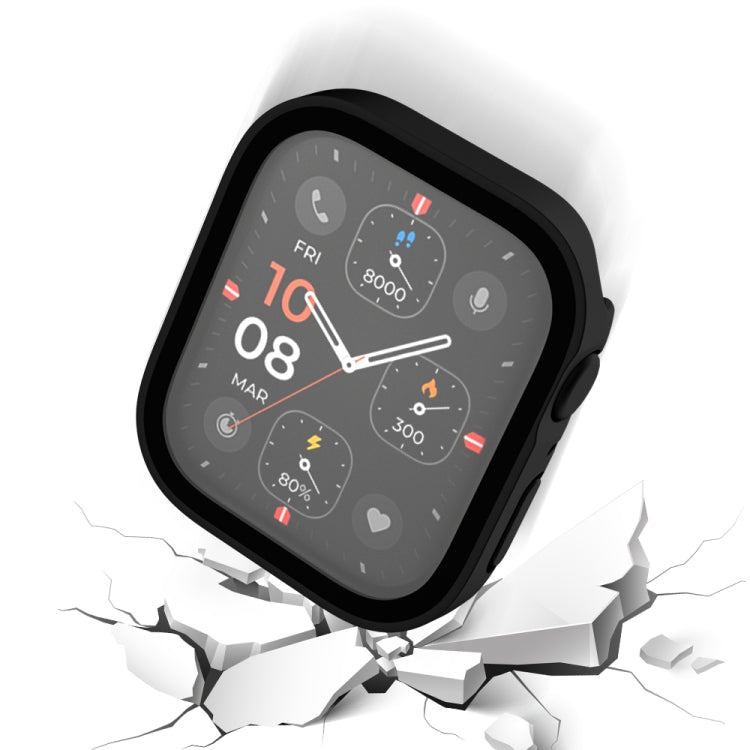 Life Waterproof Frosted 2 in 1 PC Frame + Tempered Glass Protective Case For Apple Watch Series 6 / 5 / 4 / SE 44mm