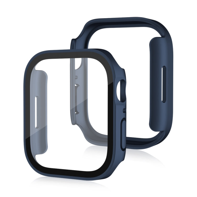 Life Waterproof Frosted 2 in 1 PC Frame + Tempered Glass Protective Case For Apple Watch Series 6 / 5 / 4 / SE 44mm