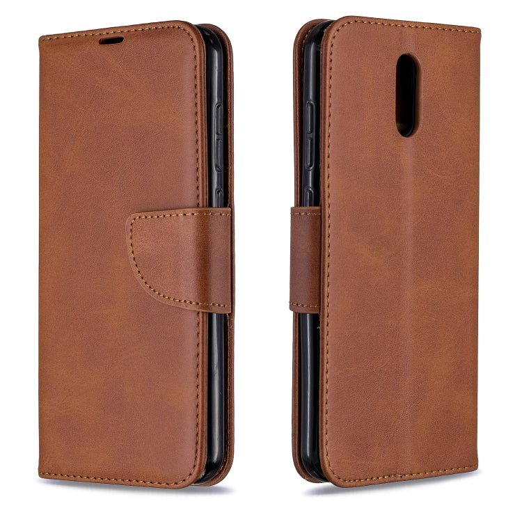 For Nokia 2.3 Retro Lambskin Texture Pure Color Horizontal Flip PU Leather Case with Holder & Card Slots & Wallet & Lanyard