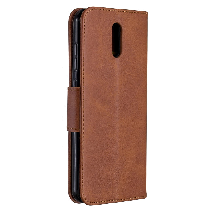 For Nokia 2.3 Retro Lambskin Texture Pure Color Horizontal Flip PU Leather Case with Holder & Card Slots & Wallet & Lanyard