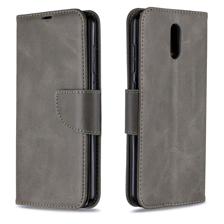 For Nokia 2.3 Retro Lambskin Texture Pure Color Horizontal Flip PU Leather Case with Holder & Card Slots & Wallet & Lanyard