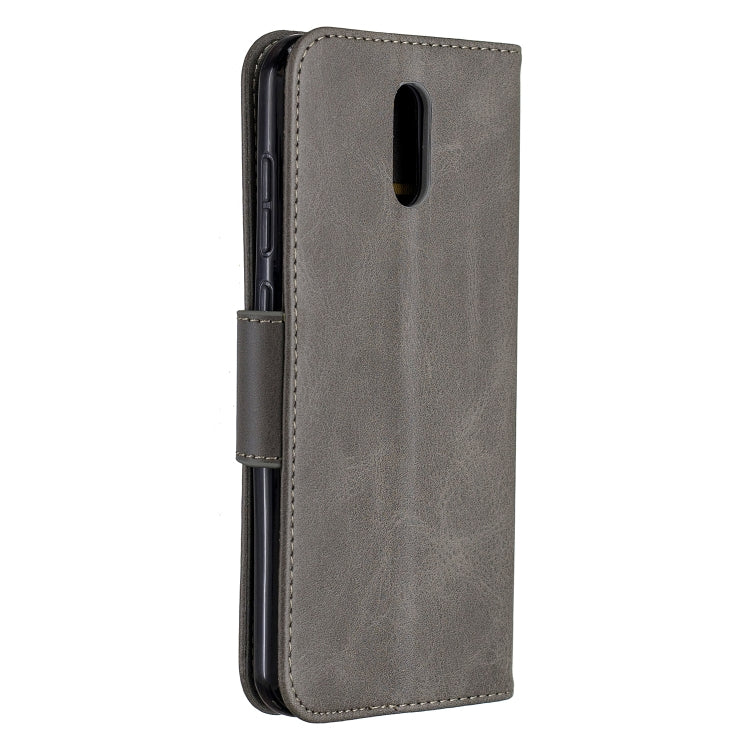 For Nokia 2.3 Retro Lambskin Texture Pure Color Horizontal Flip PU Leather Case with Holder & Card Slots & Wallet & Lanyard