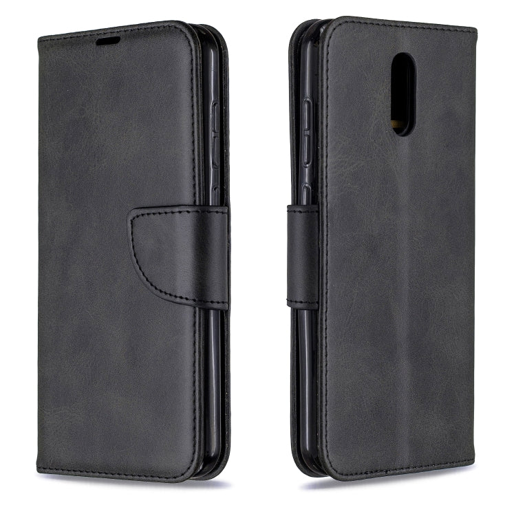 For Nokia 2.3 Retro Lambskin Texture Pure Color Horizontal Flip PU Leather Case with Holder & Card Slots & Wallet & Lanyard