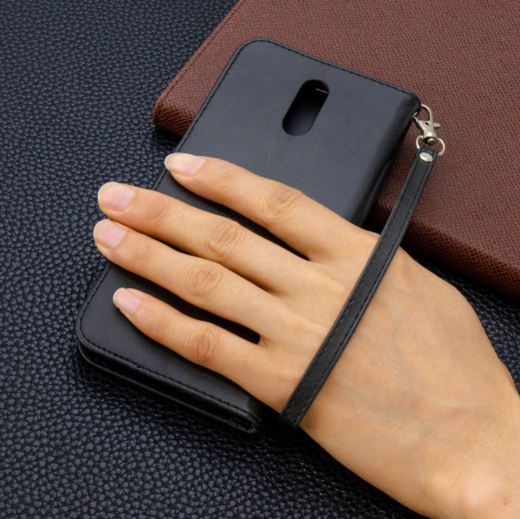 For Nokia 2.3 Retro Lambskin Texture Pure Color Horizontal Flip PU Leather Case with Holder & Card Slots & Wallet & Lanyard