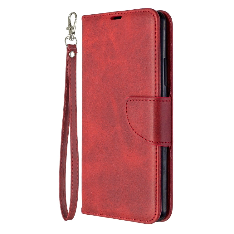 For Galaxy A70e Retro Lambskin Texture Pure Color Horizontal Flip PU Leather Case with Holder & Card Slots & Wallet & Lanyard