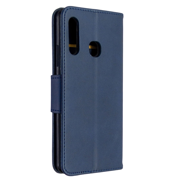 For Galaxy A70e Retro Lambskin Texture Pure Color Horizontal Flip PU Leather Case with Holder & Card Slots & Wallet & Lanyard