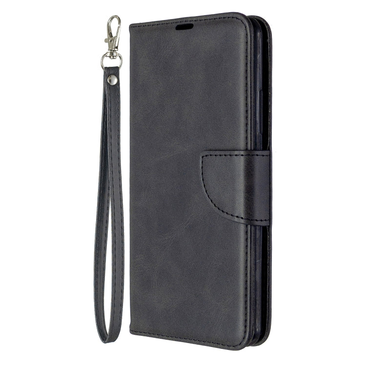 For Galaxy A70e Retro Lambskin Texture Pure Color Horizontal Flip PU Leather Case with Holder & Card Slots & Wallet & Lanyard