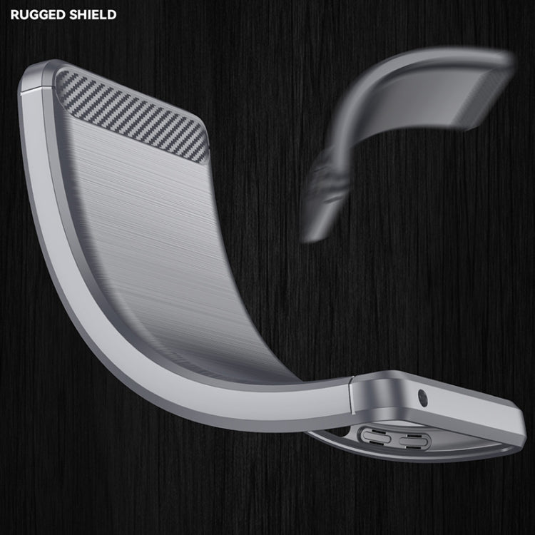 For Xiaomi Redmi Note 11 Pro / Note 11 Pro+ Brushed Texture Carbon Fiber TPU Case