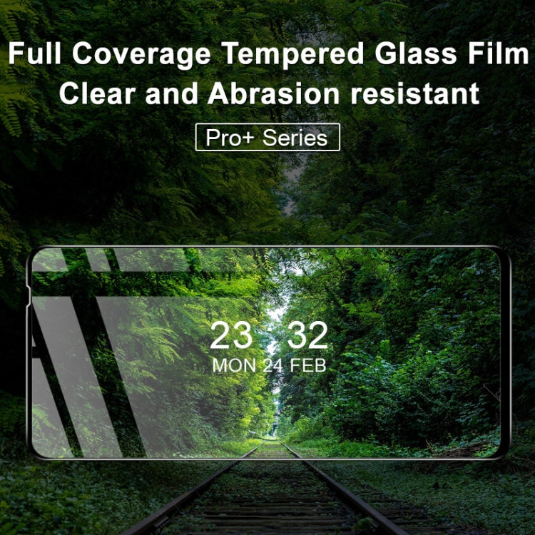 imak 9H Surface Hardness Full Screen Tempered Glass Film Pro+ Series For Motorola Moto E32s 4G
