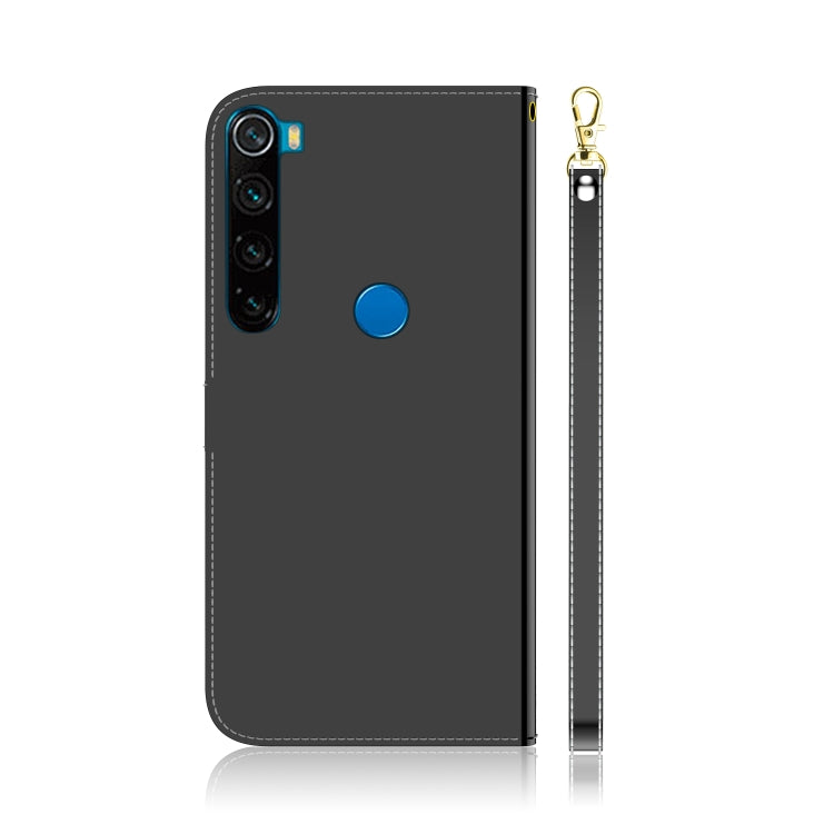 For Xiaomi Redmi Note 8T Mirror-like Magnetic Attraction Horizontal Flip Leather Case with Lanyard, Support Holder & Card Slot & Wallet