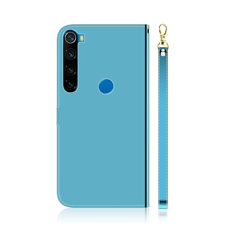 For Xiaomi Redmi Note 8T Mirror-like Magnetic Attraction Horizontal Flip Leather Case with Lanyard, Support Holder & Card Slot & Wallet