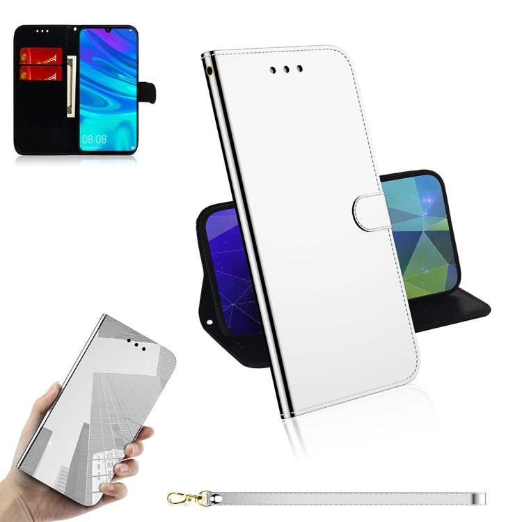 For Huawei Enjoy 9s / Honor 10i / 20i / 20 Lite / P Smart Plus 2019 Mirror-like Magnetic Attraction Horizontal Flip Leather Case with Lanyard, Support Holder & Card Slot & Wallet