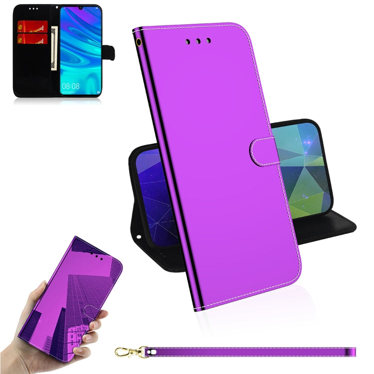 For Huawei Enjoy 9s / Honor 10i / 20i / 20 Lite / P Smart Plus 2019 Mirror-like Magnetic Attraction Horizontal Flip Leather Case with Lanyard, Support Holder & Card Slot & Wallet