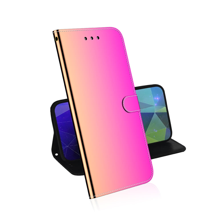 For Motorola Moto E6 Play Mirror-like Magnetic Attraction Horizontal Flip Leather Case with Lanyard, Support Holder & Card Slot & Wallet