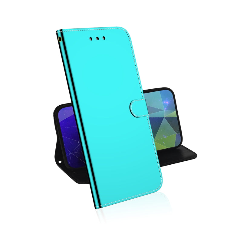 For Motorola Moto E6 Play Mirror-like Magnetic Attraction Horizontal Flip Leather Case with Lanyard, Support Holder & Card Slot & Wallet