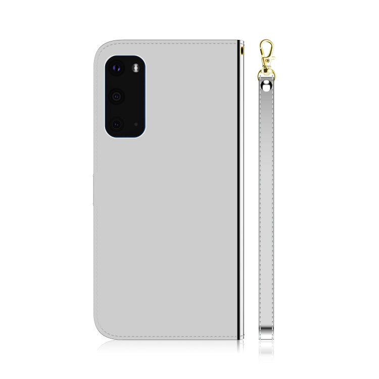 For Galaxy S20 Mirror-like Magnetic Attraction Horizontal Flip Leather Case with Lanyard, Support Holder & Card Slot & Wallet
