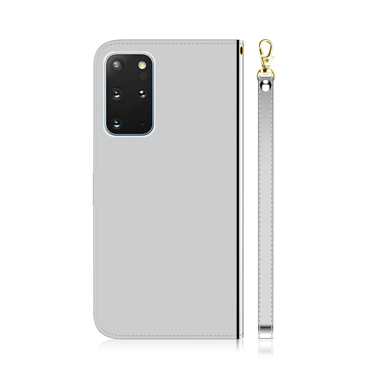 For Galaxy S20+ Mirror-like Magnetic Attraction Horizontal Flip Leather Case with Lanyard, Support Holder & Card Slot & Wallet