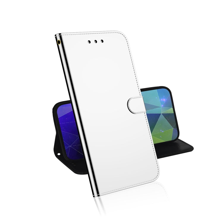 For Galaxy S20+ Mirror-like Magnetic Attraction Horizontal Flip Leather Case with Lanyard, Support Holder & Card Slot & Wallet