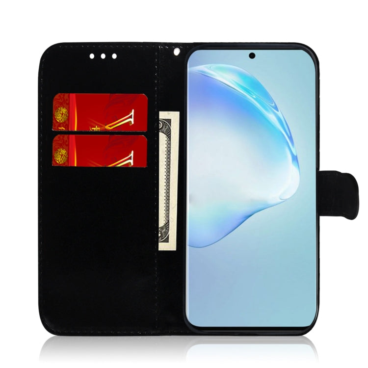 For Galaxy S20+ Mirror-like Magnetic Attraction Horizontal Flip Leather Case with Lanyard, Support Holder & Card Slot & Wallet