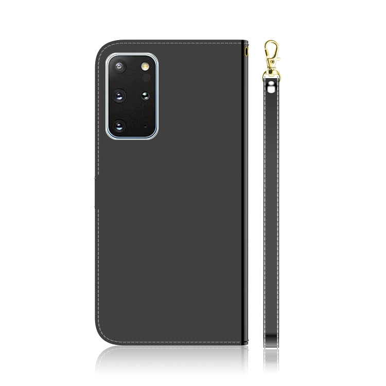 For Galaxy S20+ Mirror-like Magnetic Attraction Horizontal Flip Leather Case with Lanyard, Support Holder & Card Slot & Wallet