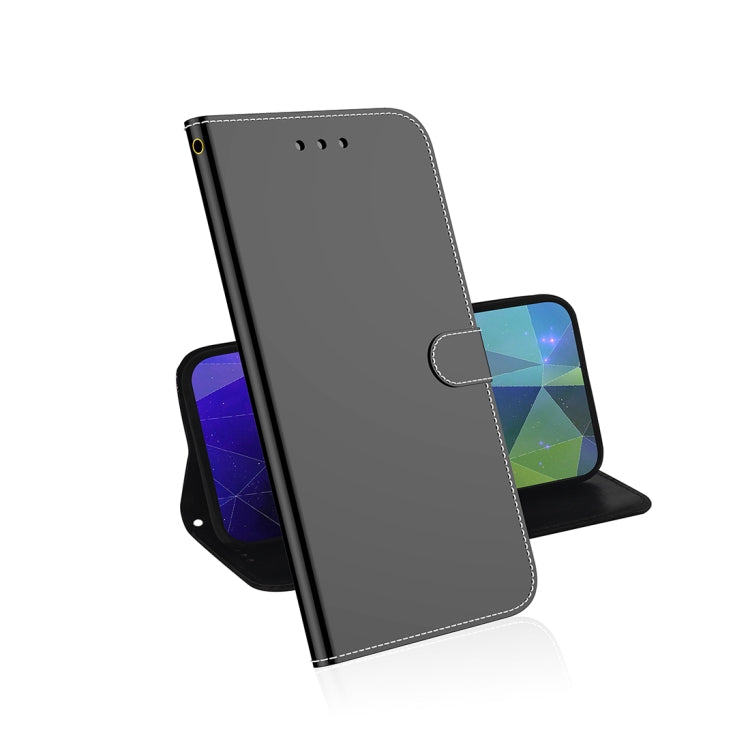 For Galaxy S20+ Mirror-like Magnetic Attraction Horizontal Flip Leather Case with Lanyard, Support Holder & Card Slot & Wallet