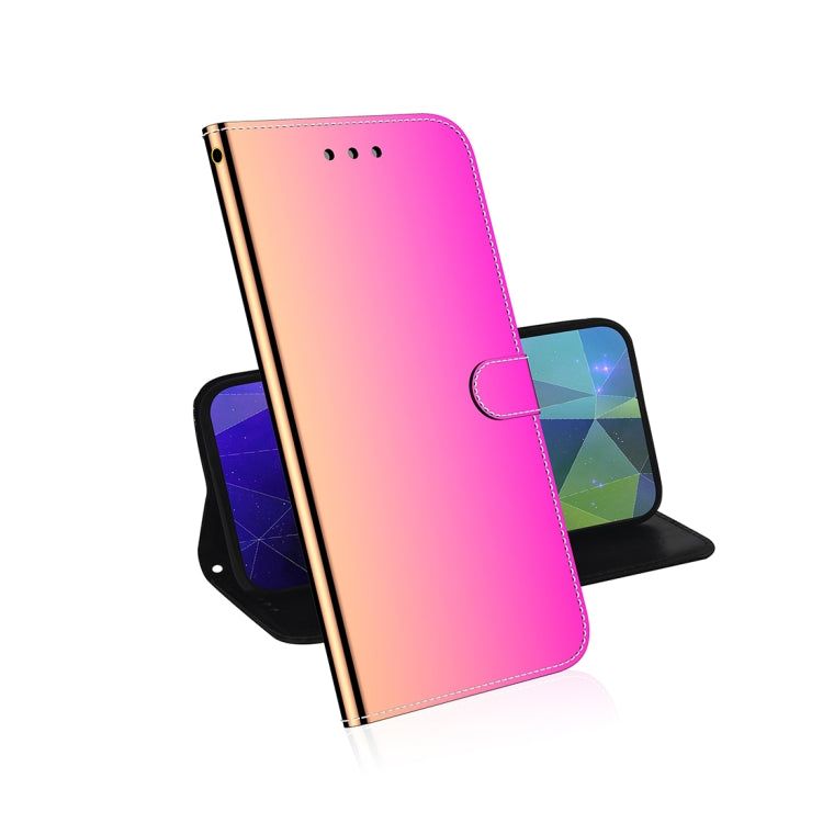 For Galaxy S20+ Mirror-like Magnetic Attraction Horizontal Flip Leather Case with Lanyard, Support Holder & Card Slot & Wallet