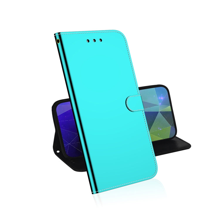 For Galaxy S20+ Mirror-like Magnetic Attraction Horizontal Flip Leather Case with Lanyard, Support Holder & Card Slot & Wallet