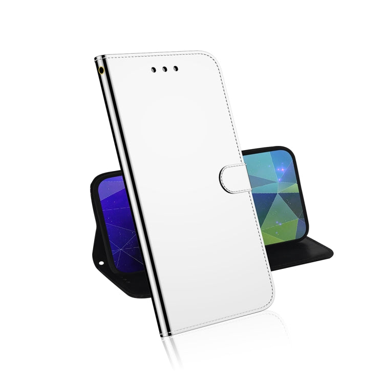 For Galaxy S20 Ultra Mirror-like Magnetic Attraction Horizontal Flip Leather Case with Lanyard, Support Holder & Card Slot & Wallet