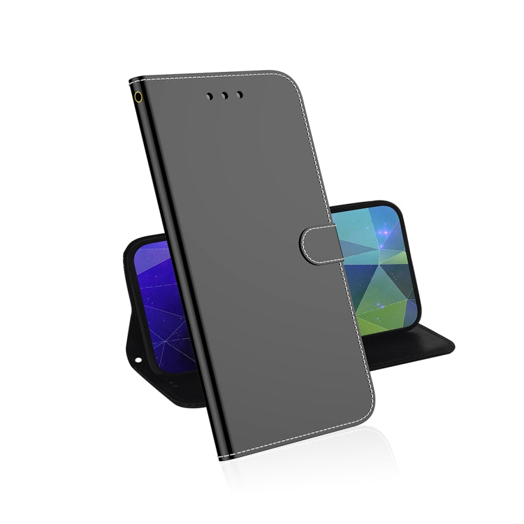 For Galaxy S20 Ultra Mirror-like Magnetic Attraction Horizontal Flip Leather Case with Lanyard, Support Holder & Card Slot & Wallet