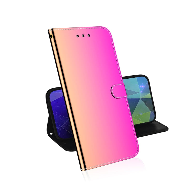 For Galaxy S20 Ultra Mirror-like Magnetic Attraction Horizontal Flip Leather Case with Lanyard, Support Holder & Card Slot & Wallet