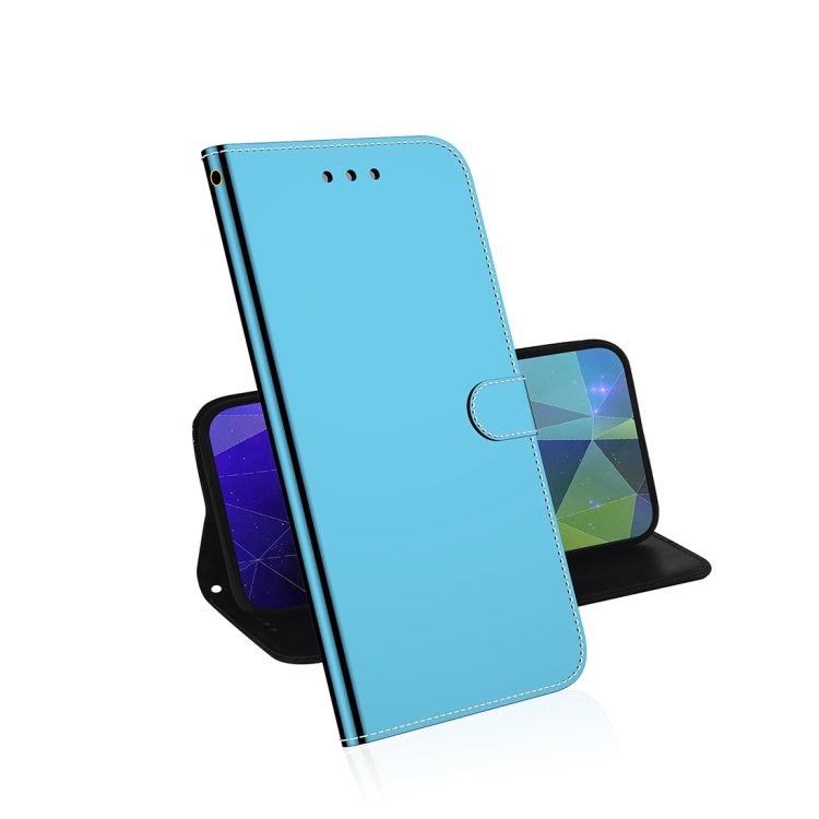 For Galaxy S20 Ultra Mirror-like Magnetic Attraction Horizontal Flip Leather Case with Lanyard, Support Holder & Card Slot & Wallet