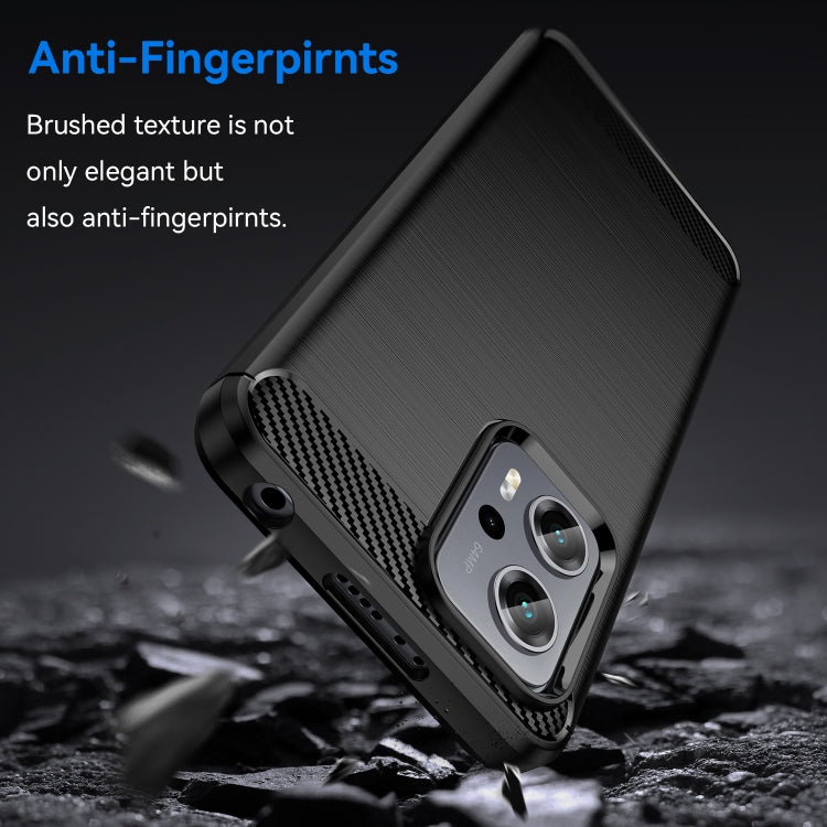 For Xiaomi Redmi Note11T Pro+ 5G Brushed Texture Carbon Fiber TPU Case