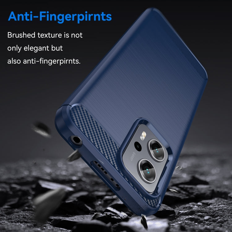 For Xiaomi Redmi Note11T Pro+ 5G Brushed Texture Carbon Fiber TPU Case