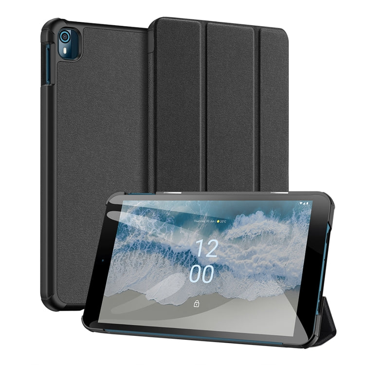 For Nokia T10 DUX DUCIS Domo Series Magnetic Flip Leather Tablet Case