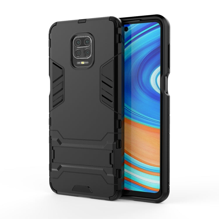 For Xiaomi Redmi Note 9S PC + TPU Shockproof Protective Case with Holder