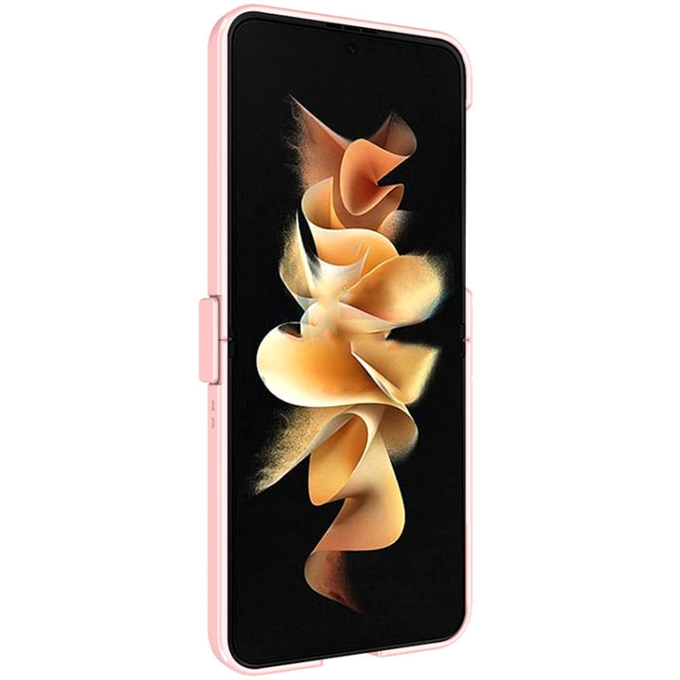 For Samsung Galaxy Z Flip4 5G IMAK JS-3 Series Colorful Vertical Stripe PC Case