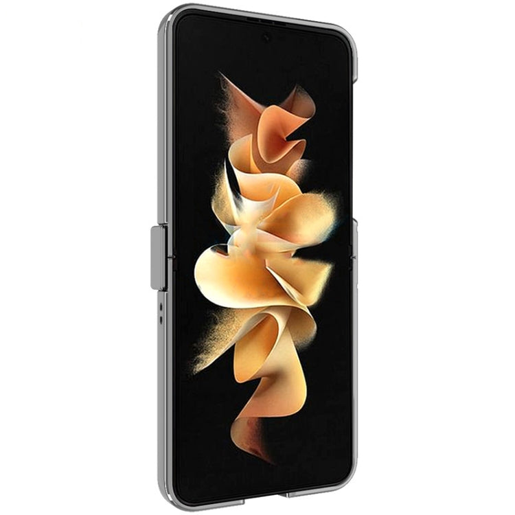 For Samsung Galaxy Z Flip4 5G IMAK JS-3 Series Colorful Vertical Stripe PC Case