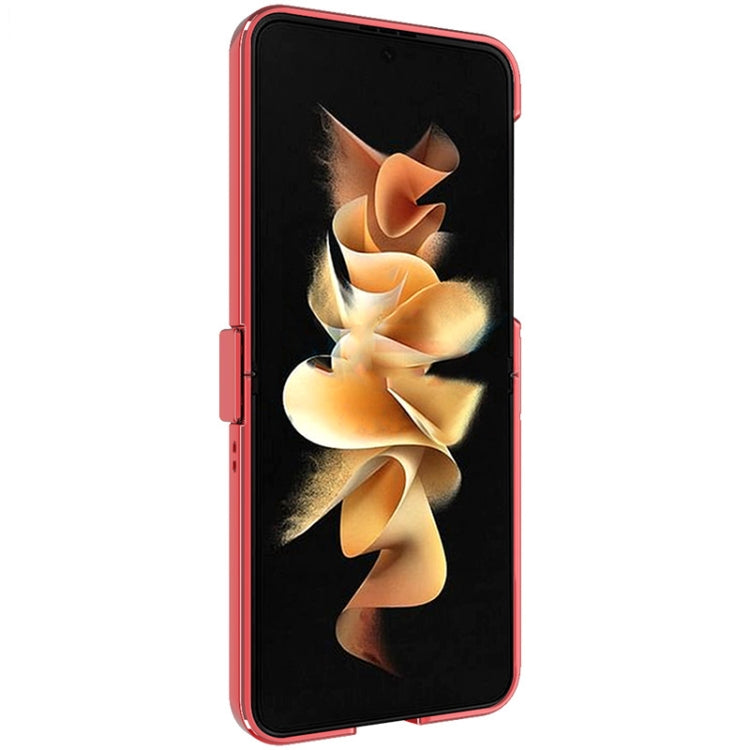 For Samsung Galaxy Z Flip4 5G IMAK JS-3 Series Colorful Vertical Stripe PC Case