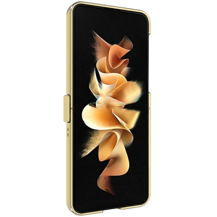 For Samsung Galaxy Z Flip4 5G IMAK JS-3 Series Colorful Vertical Stripe PC Case