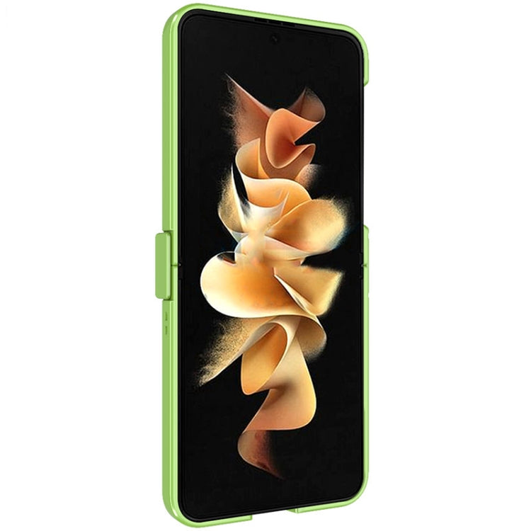 For Samsung Galaxy Z Flip4 5G IMAK JS-3 Series Colorful Vertical Stripe PC Case