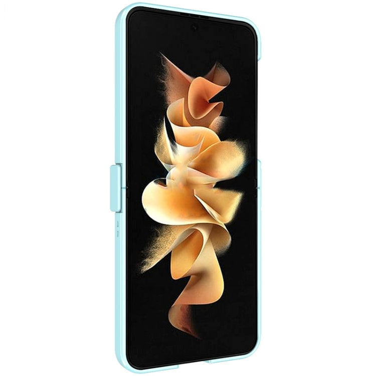 For Samsung Galaxy Z Flip4 5G IMAK JS-3 Series Colorful Vertical Stripe PC Case
