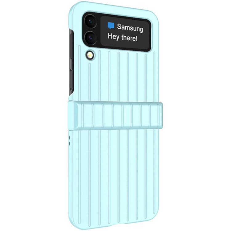 For Samsung Galaxy Z Flip4 5G IMAK JS-3 Series Colorful Vertical Stripe PC Case