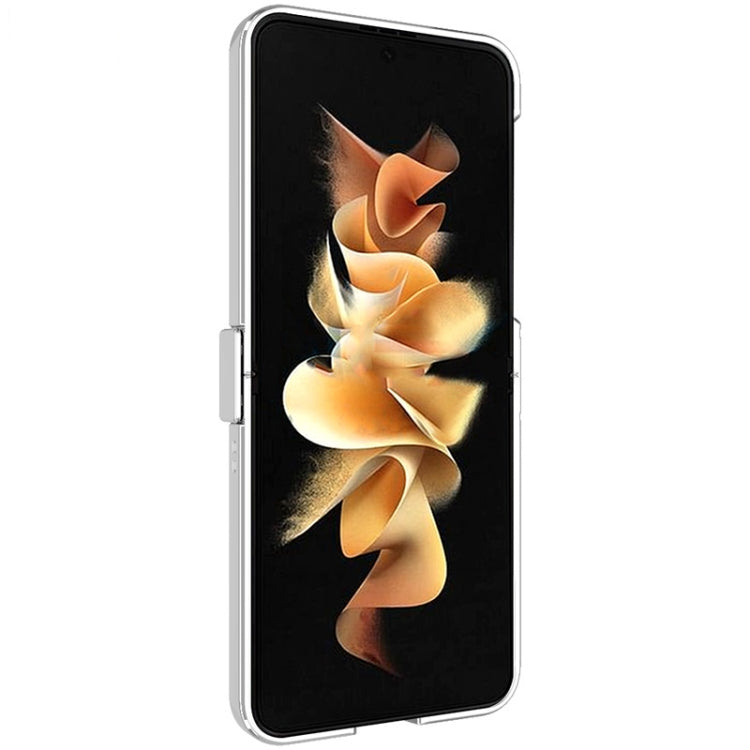For Samsung Galaxy Z Flip4 5G IMAK JS-3 Series Colorful Vertical Stripe PC Case