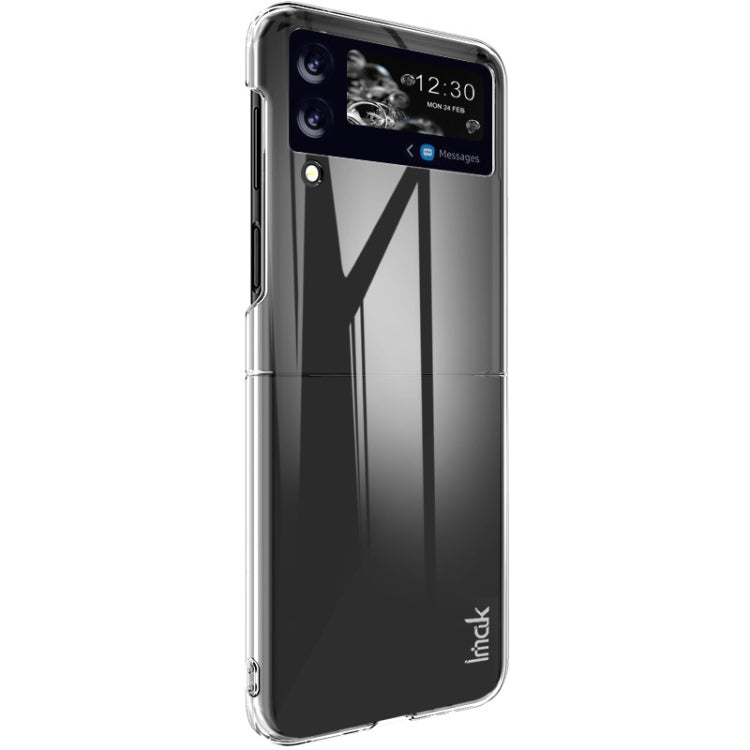 For Samsung Galaxy Z Flip4 5G IMAK Wing II Wear-resisting Crystal Pro PC Protective Phone Case