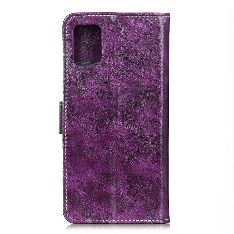 For Galaxy A51 5G Retro Crazy Horse Texture Horizontal Flip Leather Case with Holder & Card Slots & Photo Frame & Wallet