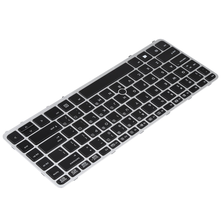 For HP EliteBook 840 G1 US Version Keyboard with Backlight and Pointing(Silver)