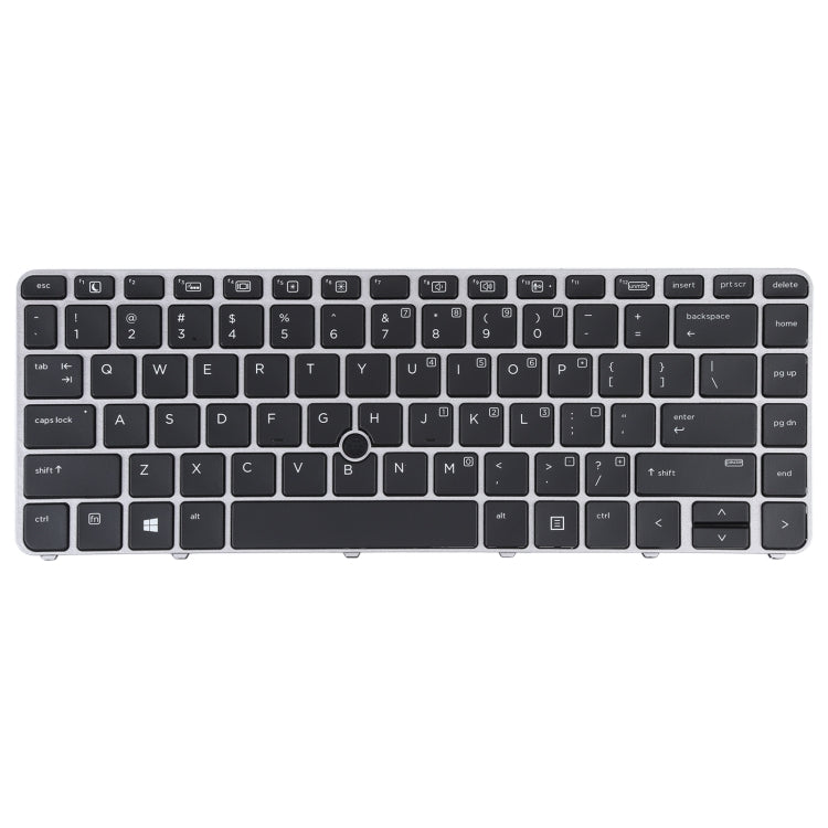 For HP EliteBook 840 G3 US Version Keyboard with Backlight and Pointing(Silver)