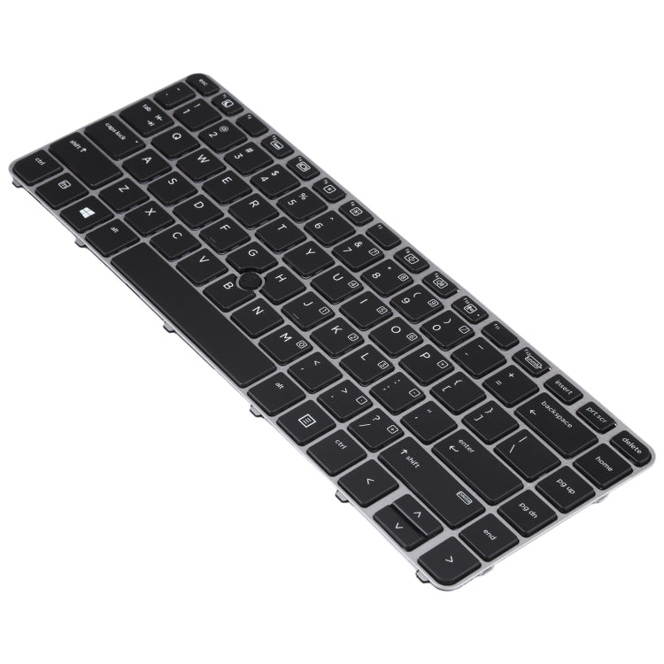 For HP EliteBook 840 G3 US Version Keyboard with Backlight and Pointing(Silver)