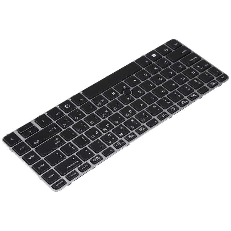 For HP EliteBook 840 G3 US Version Keyboard with Backlight and Pointing(Silver)