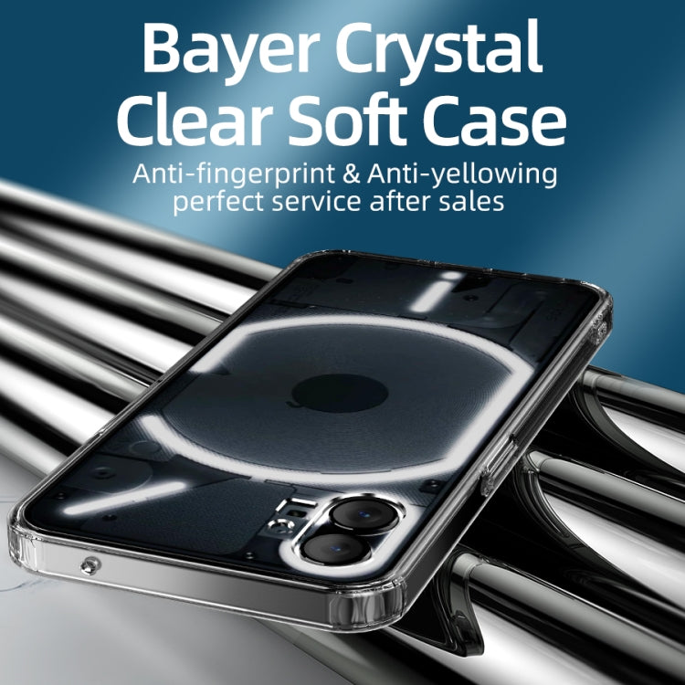 For Nothing Phone 1 Ice Crystal PC + TPU Phone Case